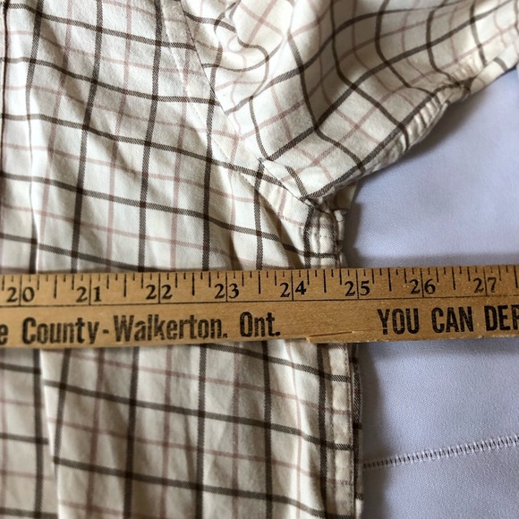 LL Bean Plaid Button Up Casual Shirt - Picture 8 of 14